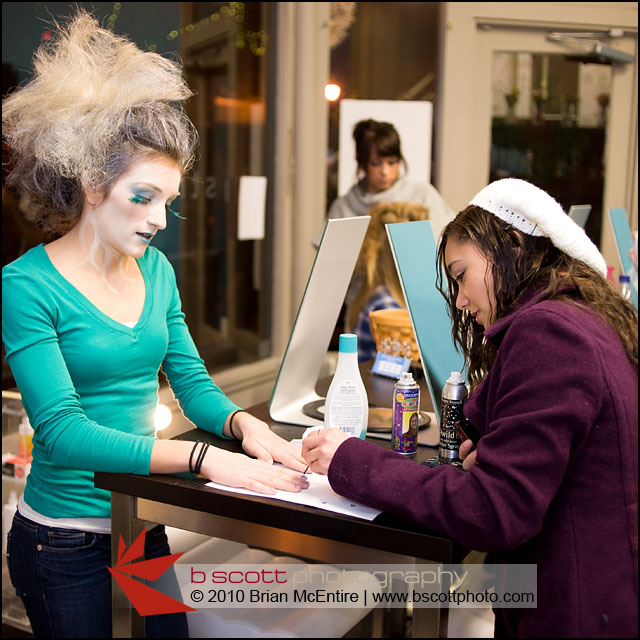 Model helps with fingernail painting